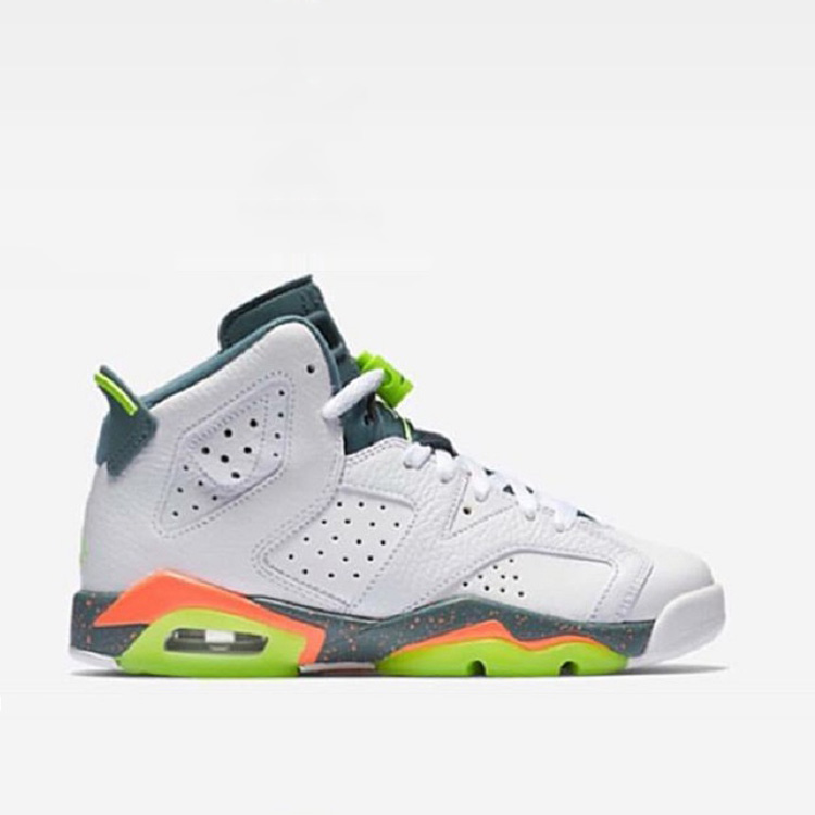 air jordan 6 ghost green aj6芒果绿篮球鞋女384665-114