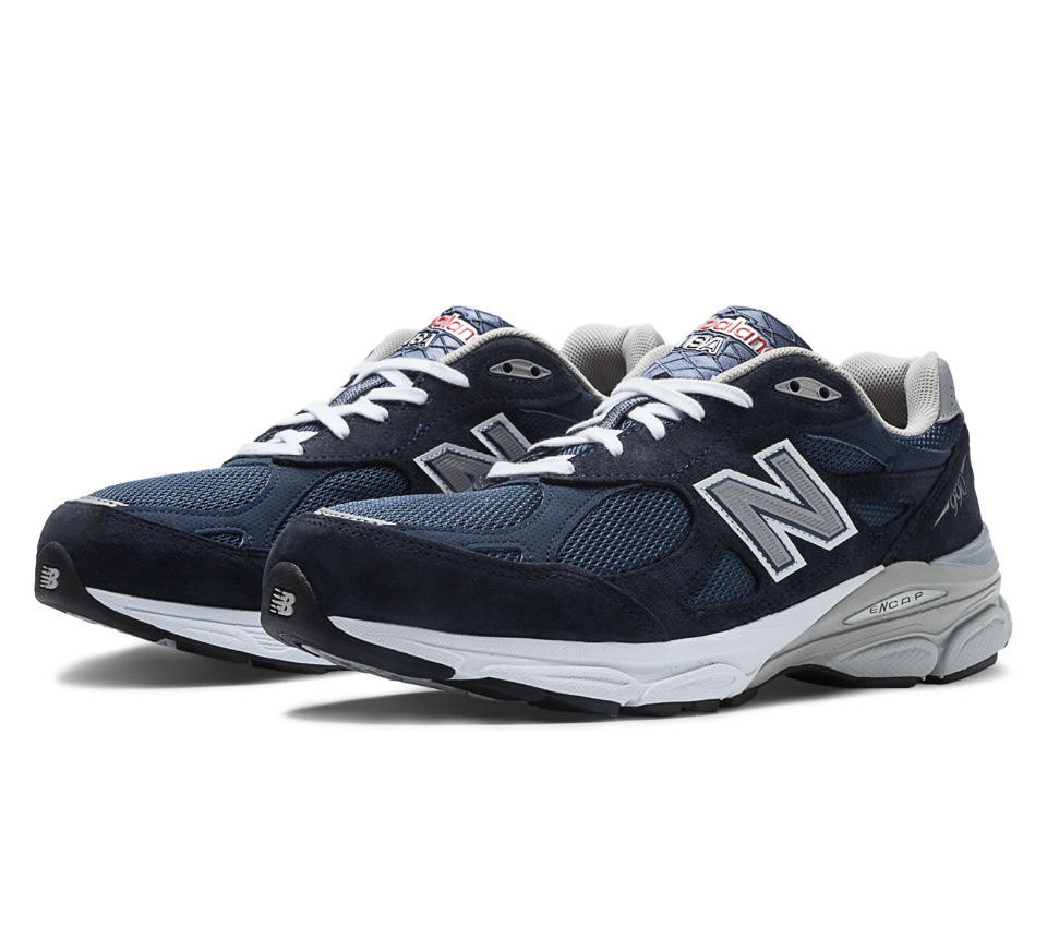 new balance/ nb 新百伦 美产 总统慢跑鞋 藏青色(d) 正常宽 系带运动